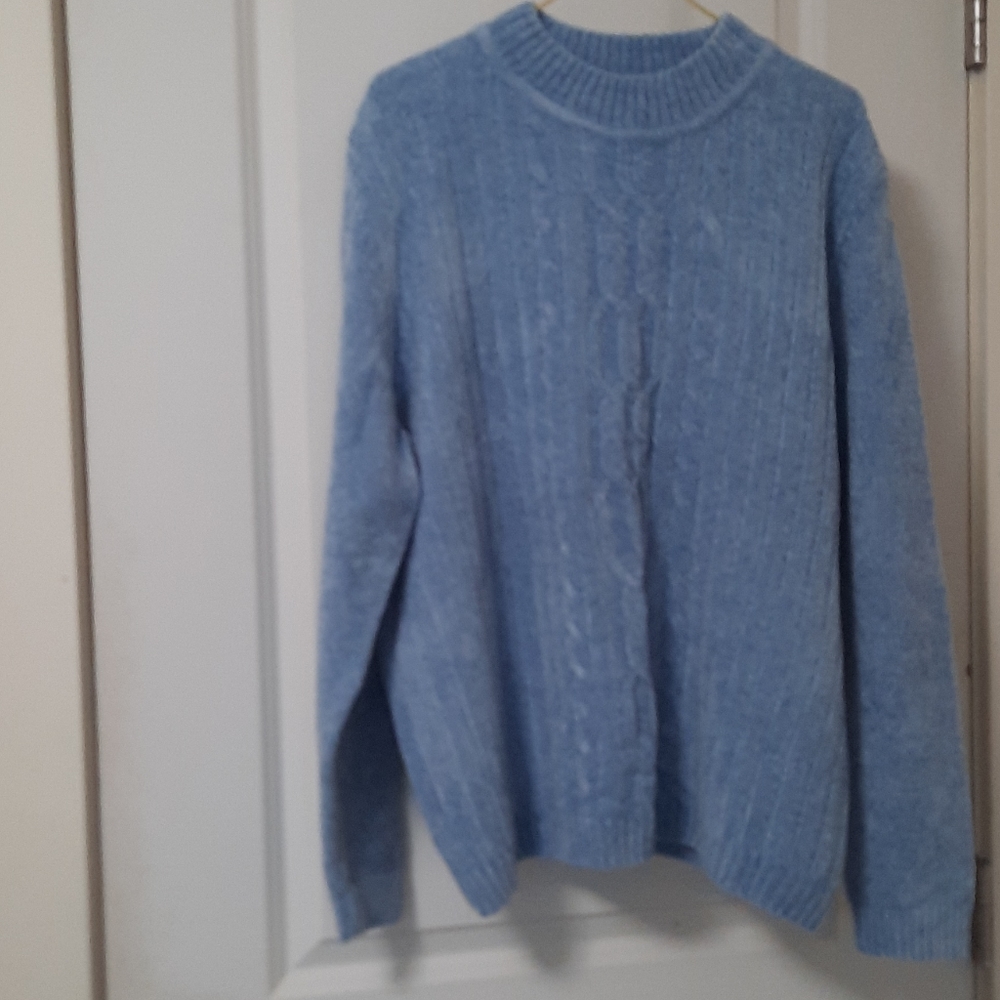 Cozy soft blue sweater